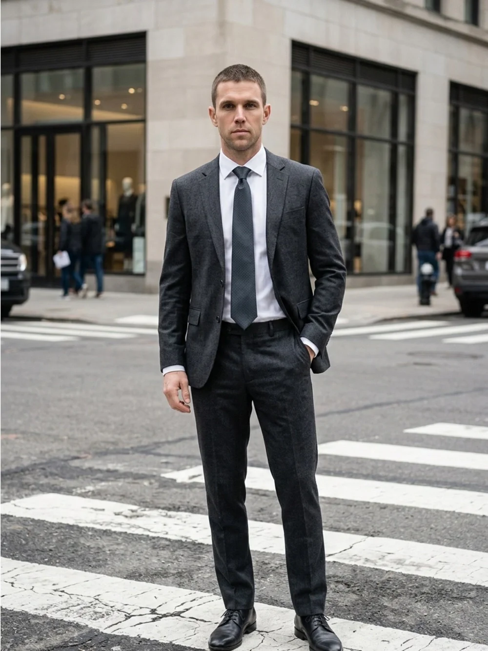 Bugatti 100% Silk Men's Black Tie